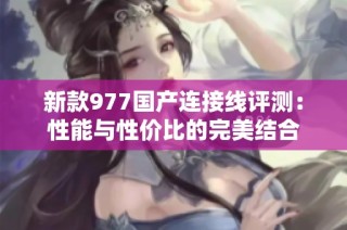 新款977国产连接线评测：性能与性价比的完美结合