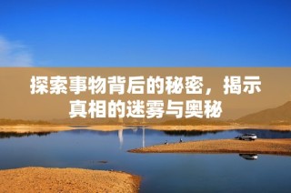 探索事物背后的秘密，揭示真相的迷雾与奥秘
