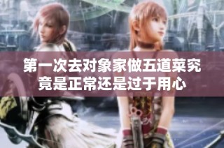 第一次去对象家做五道菜究竟是正常还是过于用心