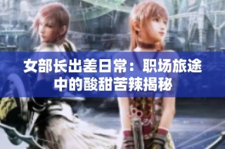 女部长出差日常：职场旅途中的酸甜苦辣揭秘