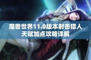 魔兽世界11.0版本射击猎人天赋加点攻略详解