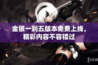 金银一到五版本免费上线，精彩内容不容错过