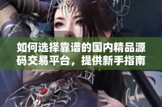 如何选择靠谱的国内精品源码交易平台，提供新手指南