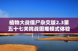 植物大战僵尸杂交版2.3第五十七关挑战困难模式体验分享