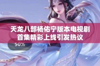 天龙八部杨佑宁版本电视剧首集精彩上线引发热议