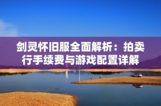 剑灵怀旧服全面解析：拍卖行手续费与游戏配置详解