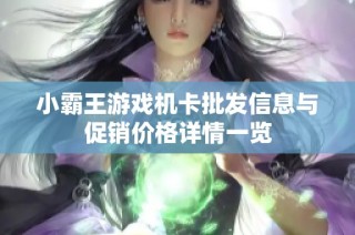 小霸王游戏机卡批发信息与促销价格详情一览