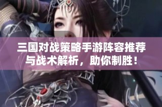 三国对战策略手游阵容推荐与战术解析，助你制胜！