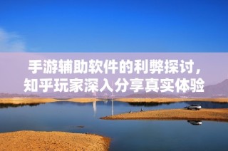 手游辅助软件的利弊探讨，知乎玩家深入分享真实体验与观点揭秘