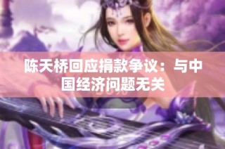 陈天桥回应捐款争议：与中国经济问题无关