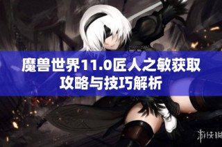 魔兽世界11.0匠人之敏获取攻略与技巧解析