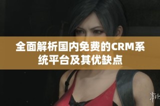 全面解析国内免费的CRM系统平台及其优缺点