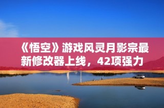 《悟空》游戏风灵月影宗最新修改器上线，42项强力功能免费获取