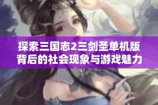 探索三国志2三剑圣单机版背后的社会现象与游戏魅力