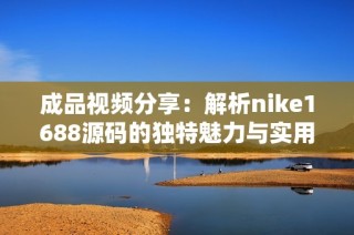 成品视频分享：解析nike1688源码的独特魅力与实用性