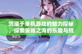 沉浸于单机游戏的魅力探秘，探索策略之海的乐趣与挑战