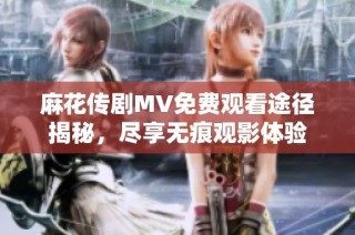 麻花传剧MV免费观看途径揭秘，尽享无痕观影体验
