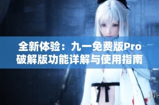 全新体验：九一免费版Pro破解版功能详解与使用指南