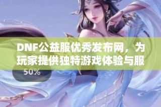DNF公益服优秀发布网，为玩家提供独特游戏体验与服务