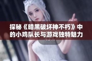 探秘《暗黑破坏神不朽》中的小鸡队长与游戏独特魅力