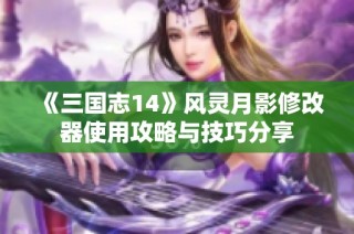 《三国志14》风灵月影修改器使用攻略与技巧分享