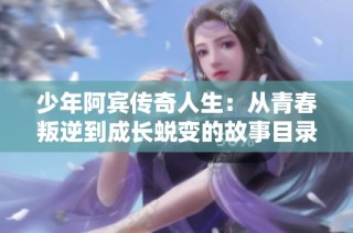 少年阿宾传奇人生：从青春叛逆到成长蜕变的故事目录