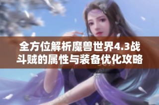 全方位解析魔兽世界4.3战斗贼的属性与装备优化攻略