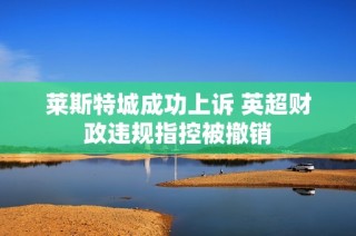 莱斯特城成功上诉 英超财政违规指控被撤销