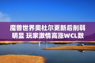 魔兽世界奥杜尔更新后削弱明显 玩家激情高涨WCL数据创佳绩