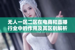 无人一区二区在电商和直播行业中的作用及其区别解析