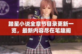 踏星小说全章节目录更新一览，最新内容尽在笔趣阁