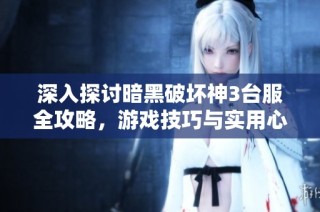 深入探讨暗黑破坏神3台服全攻略，游戏技巧与实用心得分享汇总