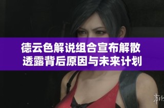 德云色解说组合宣布解散 透露背后原因与未来计划