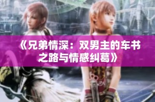 《兄弟情深：双男主的车书之路与情感纠葛》