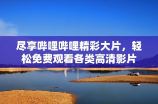 尽享哔哩哔哩精彩大片，轻松免费观看各类高清影片