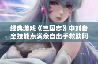 经典游戏《三国志》中刘备全技能点满亲自出手救助阿斗母子