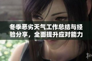 冬季恶劣天气工作总结与经验分享，全面提升应对能力
