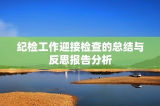 纪检工作迎接检查的总结与反思报告分析