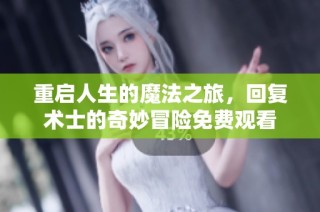 重启人生的魔法之旅，回复术士的奇妙冒险免费观看