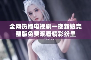 全网热播电视剧一夜新娘完整版免费观看精彩纷呈