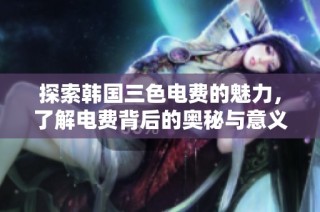 探索韩国三色电费的魅力，了解电费背后的奥秘与意义