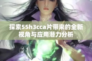 探索55h3cca片带来的全新视角与应用潜力分析