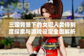 三国背景下的女犯人妾侍制度探索与游戏设定全面解析