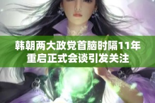韩朝两大政党首脑时隔11年重启正式会谈引发关注