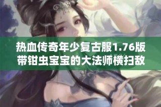 热血传奇年少复古服1.76版带钳虫宝宝的大法师横扫敌人全攻略