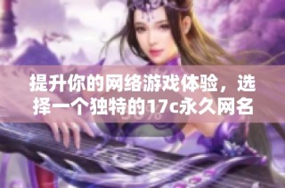 提升你的网络游戏体验，选择一个独特的17c永久网名助你成名