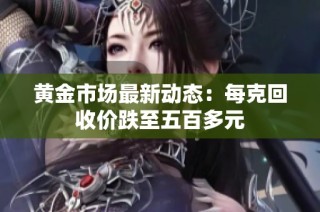 黄金市场最新动态：每克回收价跌至五百多元