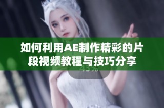 如何利用AE制作精彩的片段视频教程与技巧分享