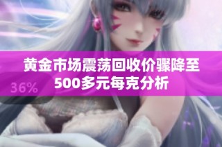 黄金市场震荡回收价骤降至500多元每克分析