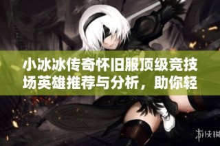 小冰冰传奇怀旧服顶级竞技场英雄推荐与分析，助你轻松制霸游戏世界